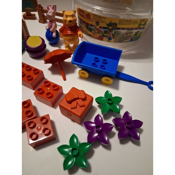 Winnie The Pooh Lego Duplo 2989 Pooh's Honey Pot Set Missing 3 - Picture 6 of 12